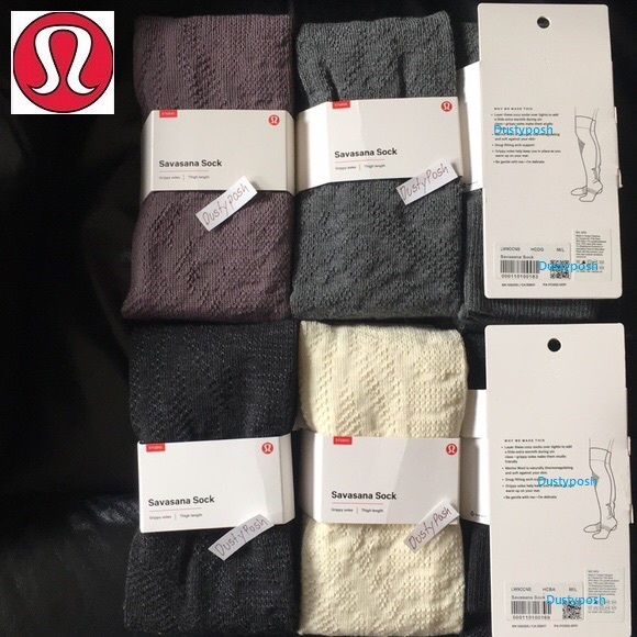 Lululemon Savasana Thigh High Socks Over The Knee - Picture 1 of 5